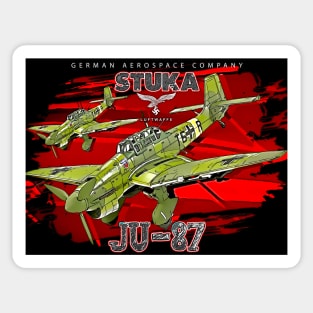 JU87 Stuka WW2 German Dive Bomber Aircraft Sticker